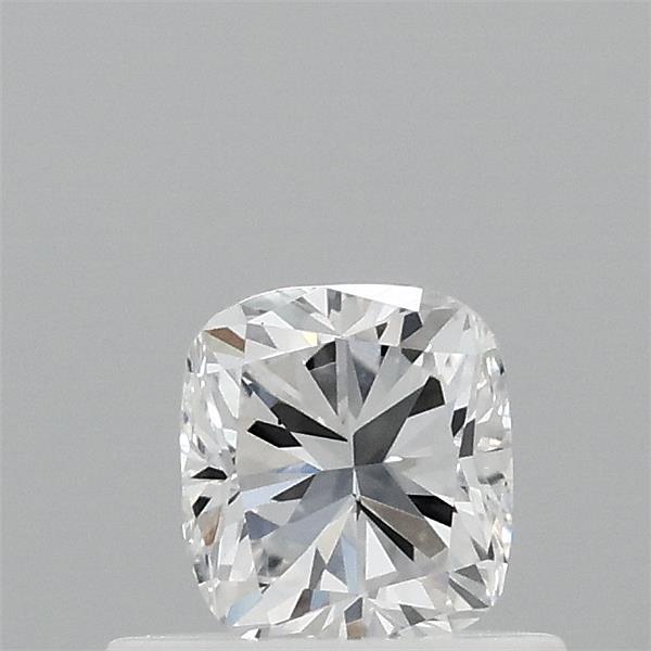 0.50 Carat Square Cushion Lab Grown Diamond, Very Good Polish, D Color, VS2 Clarity