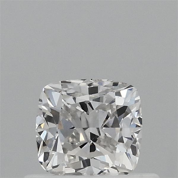 0.55 Carat Square Cushion Lab Grown Diamond, Very Good Polish, F Color, VS1 Clarity