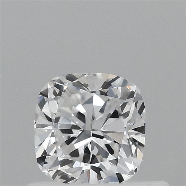 0.56 Carat Square Cushion Lab Grown Diamond, Very Good Polish, D Color, VS1 Clarity