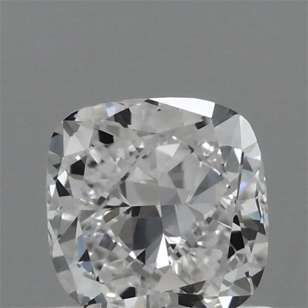 0.62 Carat Square Cushion Lab Grown Diamond, Very Good Polish, D Color, VS1 Clarity