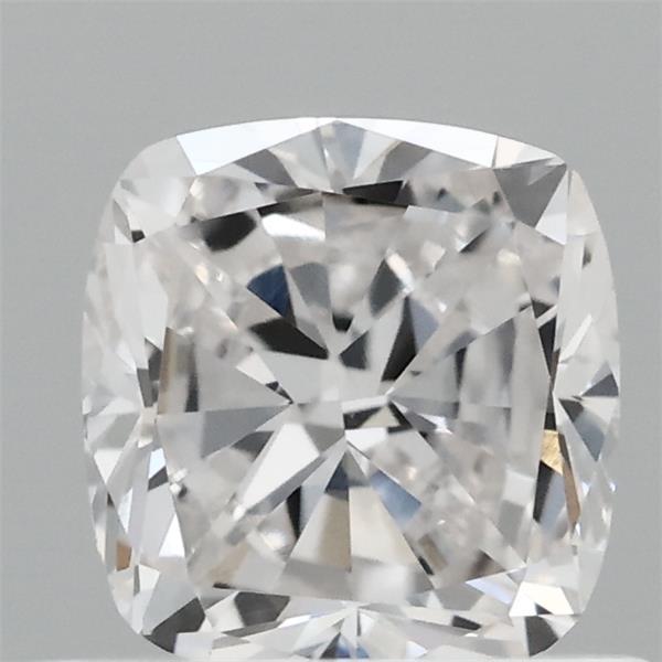 0.64 Carat Square Cushion Lab Grown Diamond, Very Good Polish, F Color, VVS2 Clarity