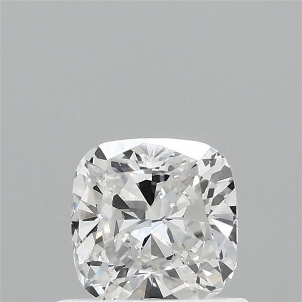 0.70 Carat Square Cushion Lab Grown Diamond, Very Good Polish, F Color, VVS2 Clarity