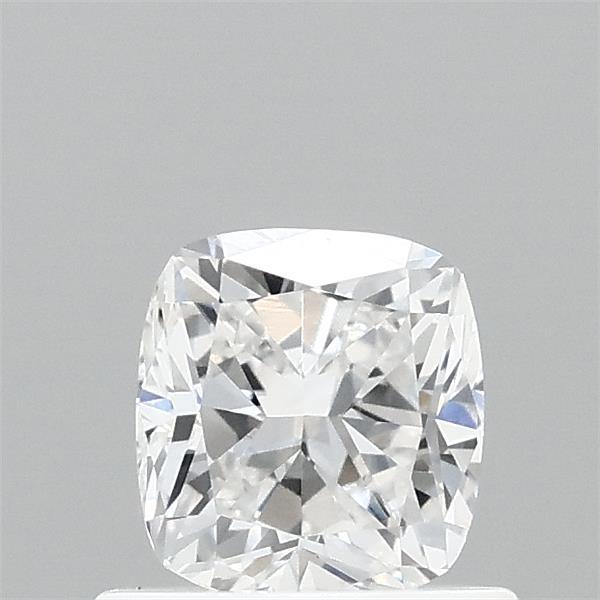 0.72 Carat Square Cushion Lab Grown Diamond, Very Good Polish, D Color, VVS2 Clarity