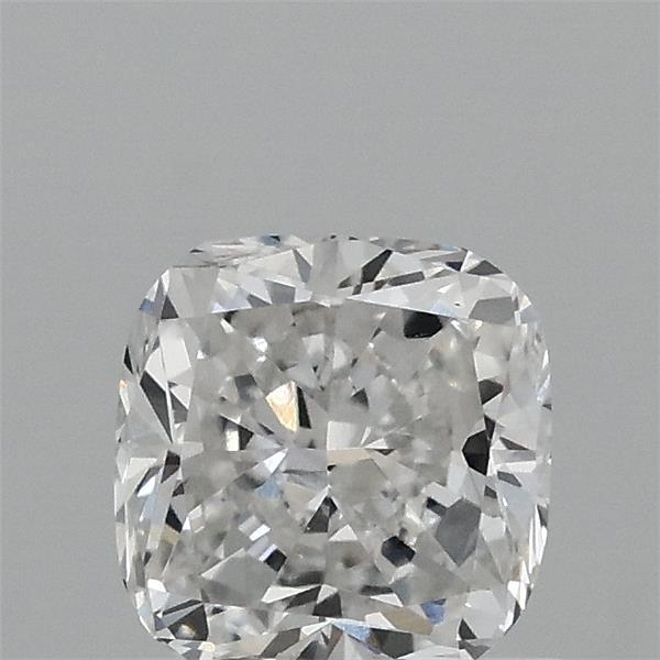 0.73 Carat Square Cushion Lab Grown Diamond, Good Polish, F Color, VS1 Clarity