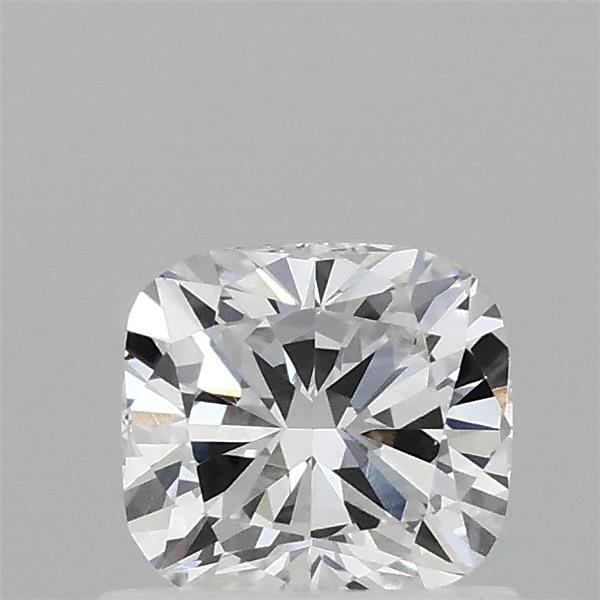 0.73 Carat Square Cushion Lab Grown Diamond, Very Good Polish, E Color, VVS2 Clarity