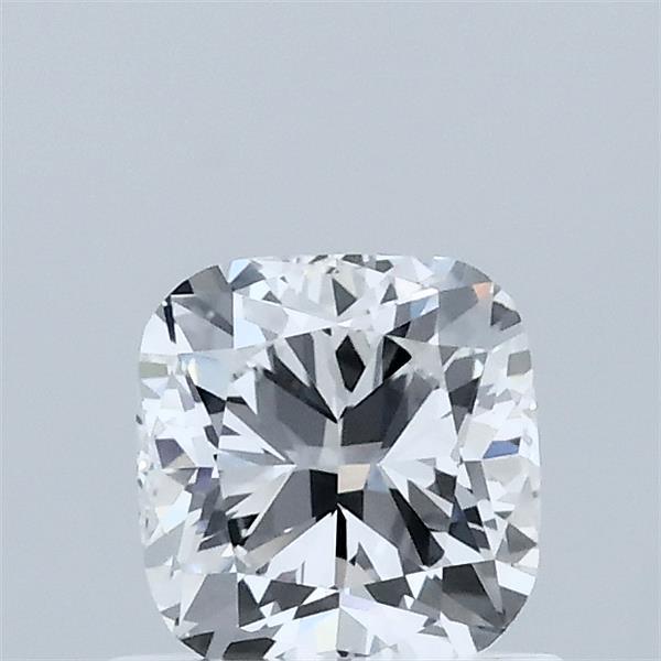 0.75 Carat Square Cushion Lab Grown Diamond, Excellent Polish, D Color, VVS2 Clarity