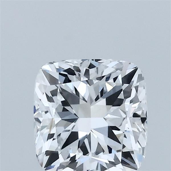 1.01 Carat Square Cushion Lab Grown Diamond, Excellent Polish, D Color, VVS2 Clarity