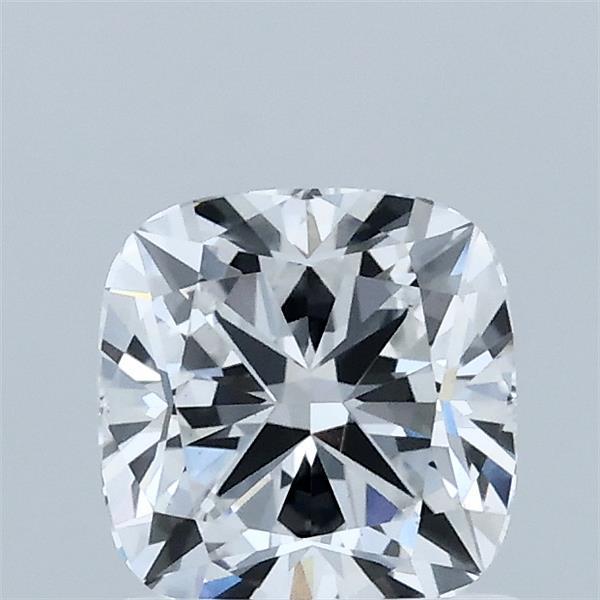 1.06 Carat Square Cushion Lab Grown Diamond, Excellent Polish, E Color, VS1 Clarity