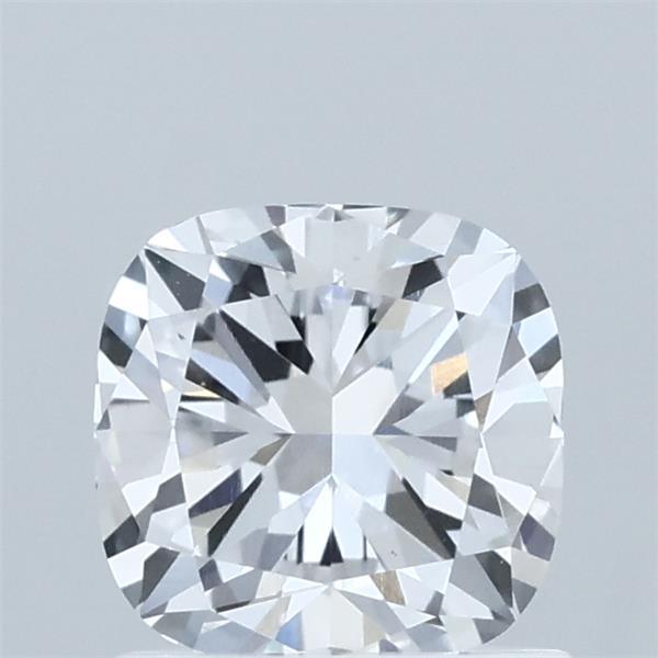 1.09 Carat Square Cushion Lab Grown Diamond, Excellent Polish, D Color, VVS1 Clarity