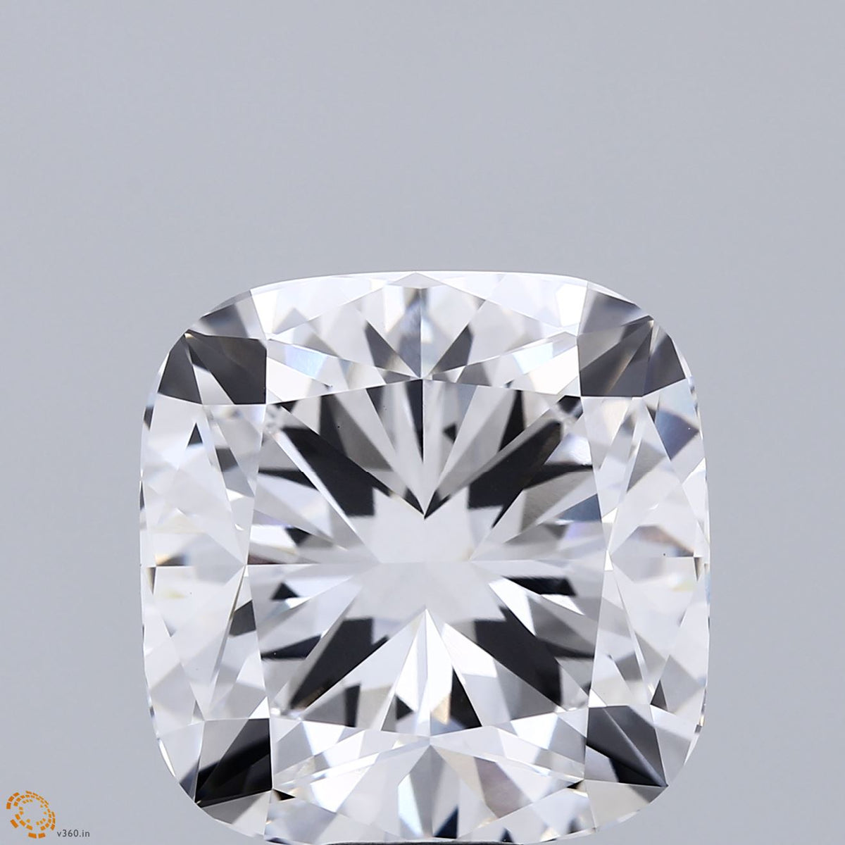 16.15 Carat Square Cushion Lab Grown Diamond, Excellent Polish, E Color, VVS2 Clarity