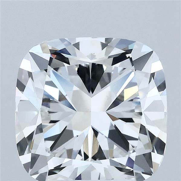 4.07 Carat Square Cushion Lab Grown Diamond, Excellent Polish, E Color, VS1 Clarity