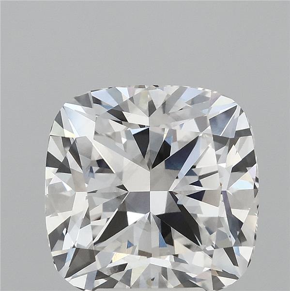 5.21 Carat Square Cushion Lab Grown Diamond, Excellent Polish, E Color, SI1 Clarity