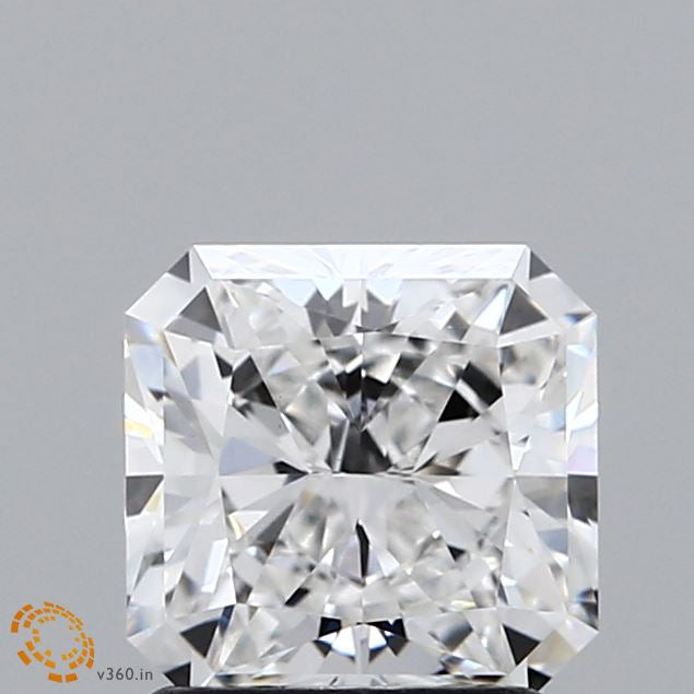 1.67 Carat Square Radiant Lab Grown Diamond, Excellent Polish, E Color, VVS2 Clarity