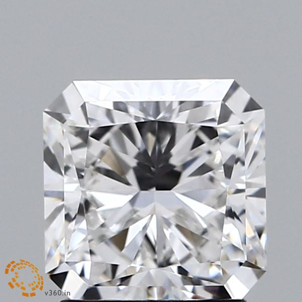 2.02 Carat Square Radiant Lab Grown Diamond, Excellent Polish, F Color, VS1 Clarity