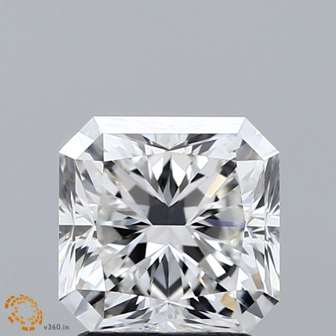 2.02 Carat Square Radiant Lab Grown Diamond, Excellent Polish, F Color, VS1 Clarity