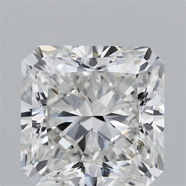 2.03 Carat Square Radiant Lab Grown Diamond, Excellent Polish, G Color, VS1 Clarity