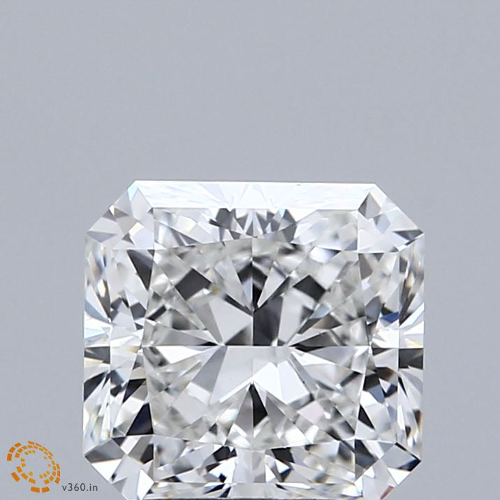 2.06 Carat Square Radiant Lab Grown Diamond, Excellent Polish, F Color, VS1 Clarity