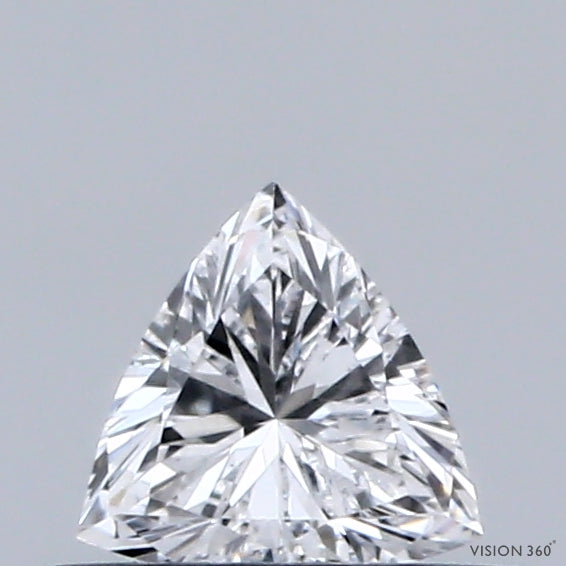 0.31 Carat Triangular Lab Grown Diamond, Very Good Polish, D Color, VS1 Clarity