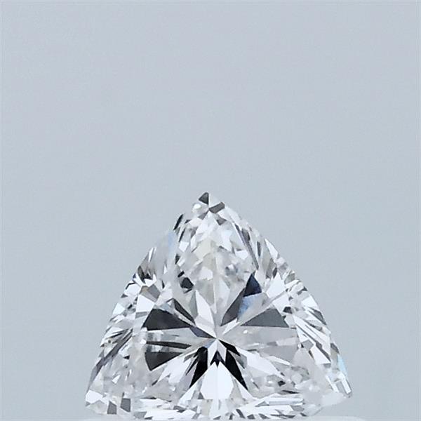0.39 Carat Triangular Lab Grown Diamond, Very Good Polish, D Color, VVS2 Clarity