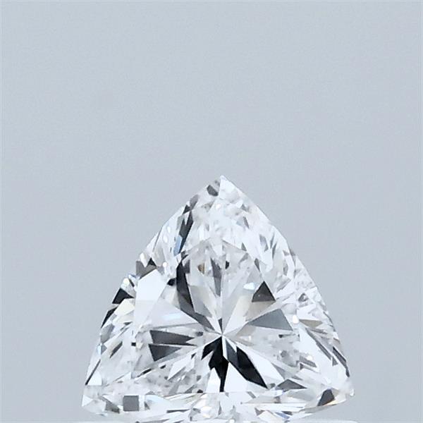 0.45 Carat Triangular Lab Grown Diamond, Very Good Polish, D Color, VVS1 Clarity