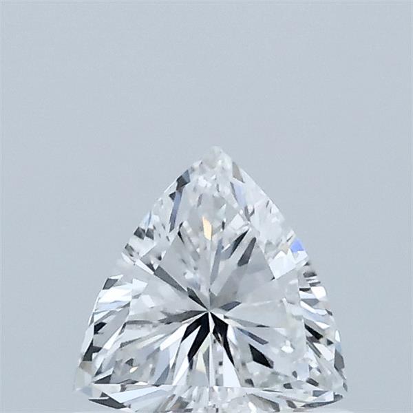 0.50 Carat Triangular Lab Grown Diamond, Excellent Polish, E Color, VVS2 Clarity