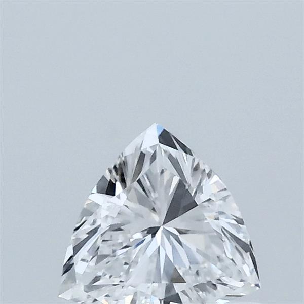 0.52 Carat Triangular Lab Grown Diamond, Very Good Polish, D Color, VVS2 Clarity