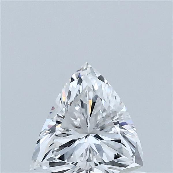 0.53 Carat Triangular Lab Grown Diamond, Very Good Polish, D Color, VVS2 Clarity