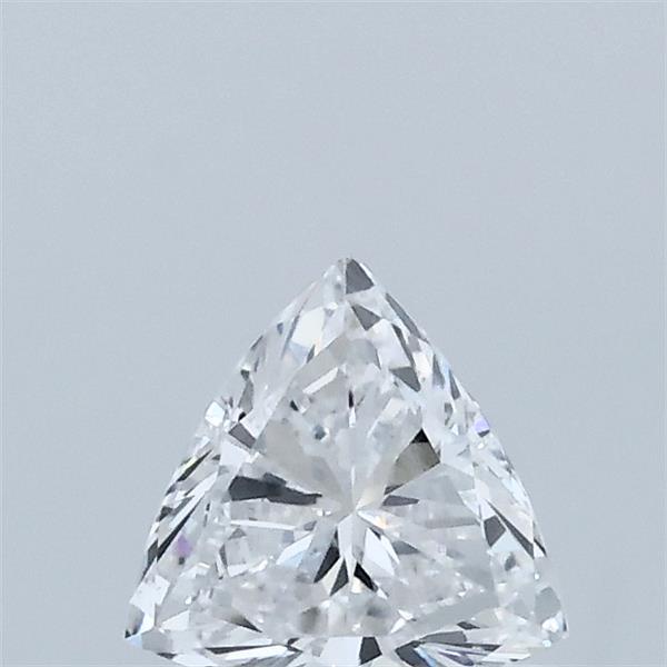 0.53 Carat Triangular Lab Grown Diamond, Very Good Polish, D Color, VVS2 Clarity