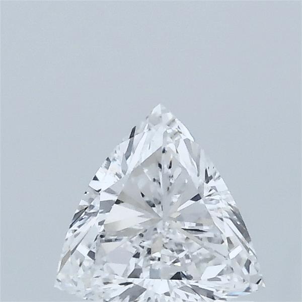 0.53 Carat Triangular Lab Grown Diamond, Very Good Polish, D Color, VVS2 Clarity