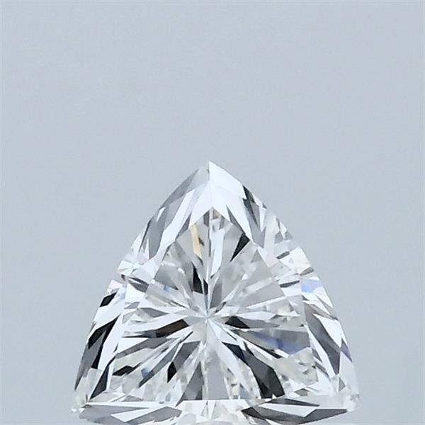 0.53 Carat Triangular Lab Grown Diamond, Very Good Polish, E Color, VVS2 Clarity