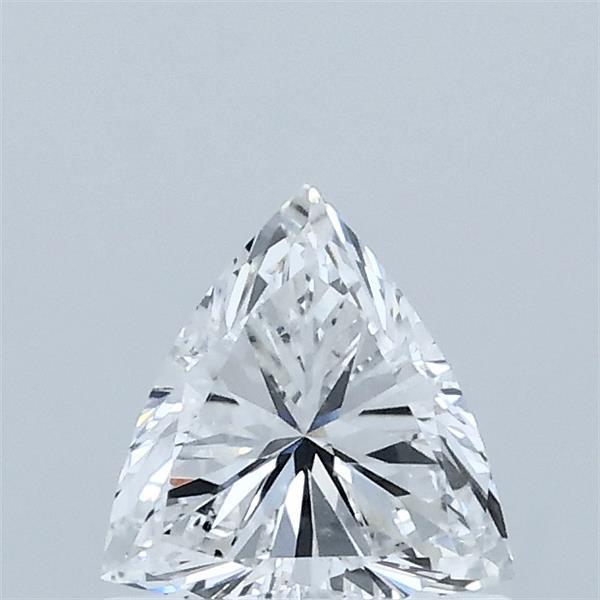0.60 Carat Triangular Lab Grown Diamond, Very Good Polish, D Color, VS2 Clarity