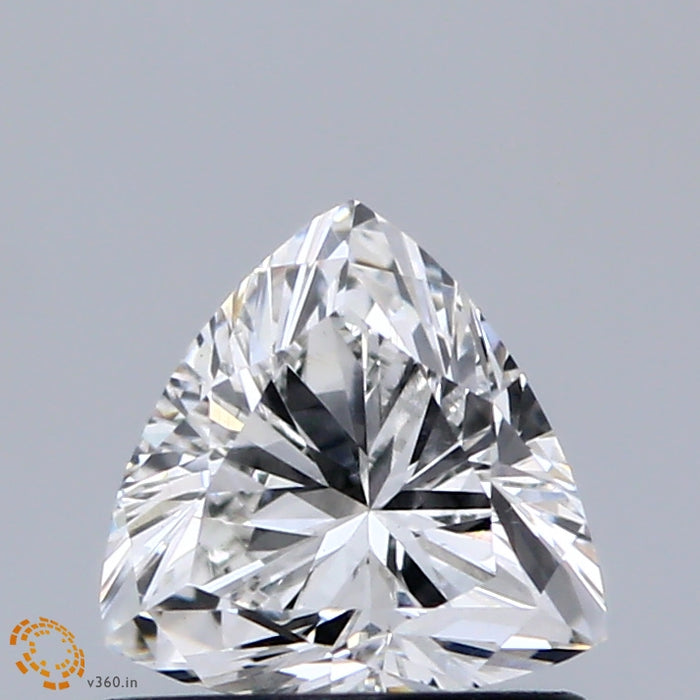 0.80 Carat Triangular Lab Grown Diamond, Very Good Polish, F Color, VS1 Clarity