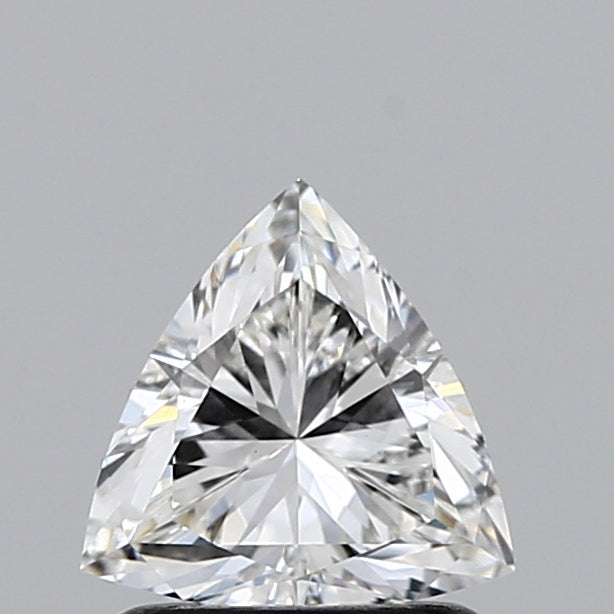 0.96 Carat Triangular Lab Grown Diamond, Very Good Polish, G Color, VVS2 Clarity