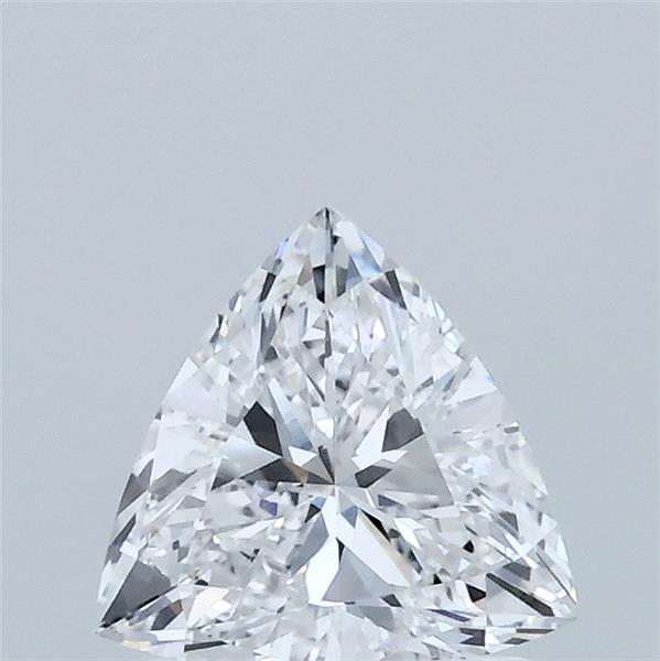 1.00 Carat Triangular Lab Grown Diamond, Excellent Polish, D Color, VVS1 Clarity