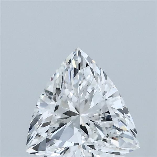 1.00 Carat Triangular Lab Grown Diamond, Very Good Polish, D Color, VVS1 Clarity