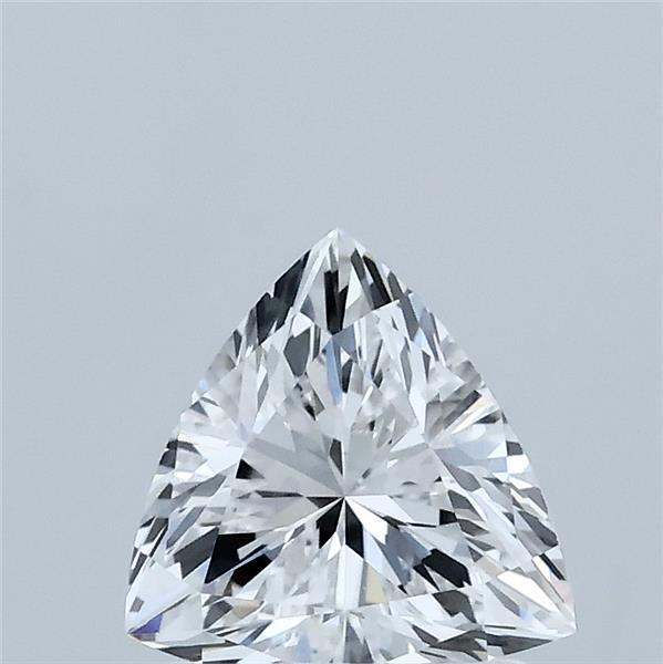 1.03 Carat Triangular Lab Grown Diamond, Excellent Polish, D Color, VVS2 Clarity