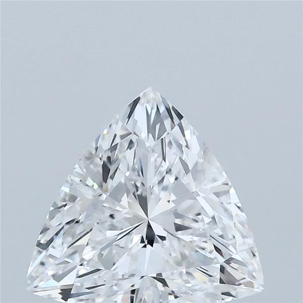 1.45 Carat Triangular Lab Grown Diamond, Excellent Polish, D Color, VVS2 Clarity