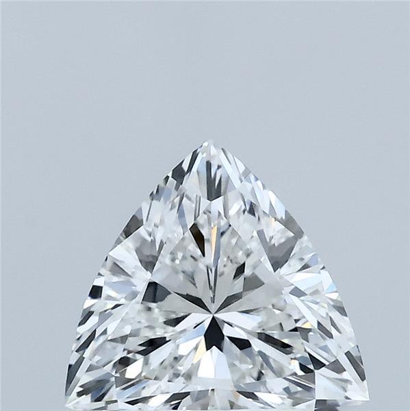 1.57 Carat Triangular Lab Grown Diamond, Excellent Polish, E Color, VVS1 Clarity