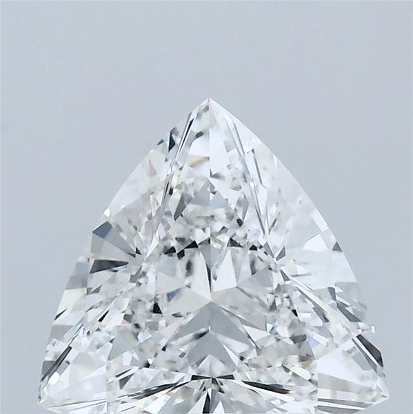 1.75 Carat Triangular Lab Grown Diamond, Excellent Polish, E Color, VVS2 Clarity