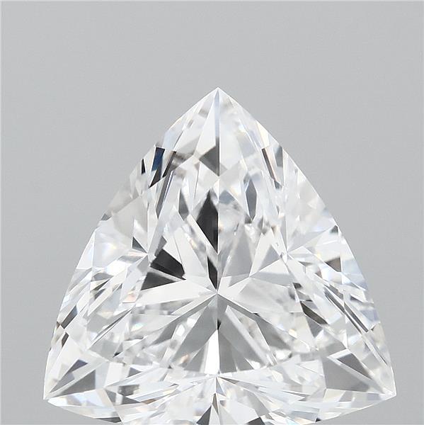 2.59 Carat Triangular Lab Grown Diamond, Excellent Polish, D Color, VS1 Clarity