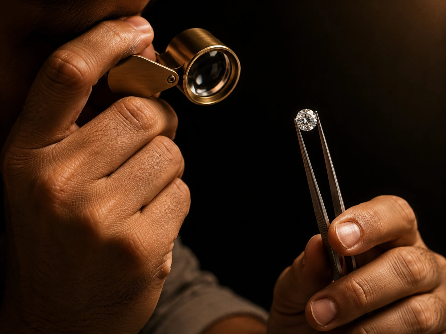 Diamond cutting and grading in Surat