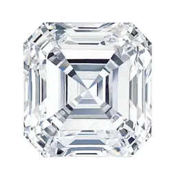 Asscher cut lab-grown diamond