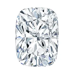 Elongated cushion cut lab-grown diamond