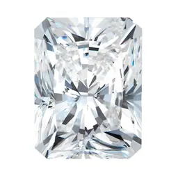 Radiant cut lab-grown diamond