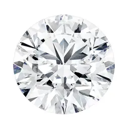 Round cut lab-grown diamond