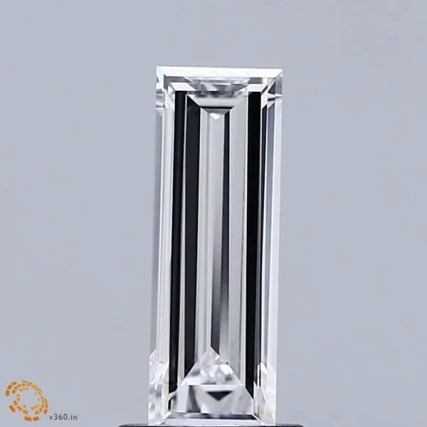0.92 Carat Baguette Lab Grown Diamond, Very Good Polish, E Color, VVS1 Clarity