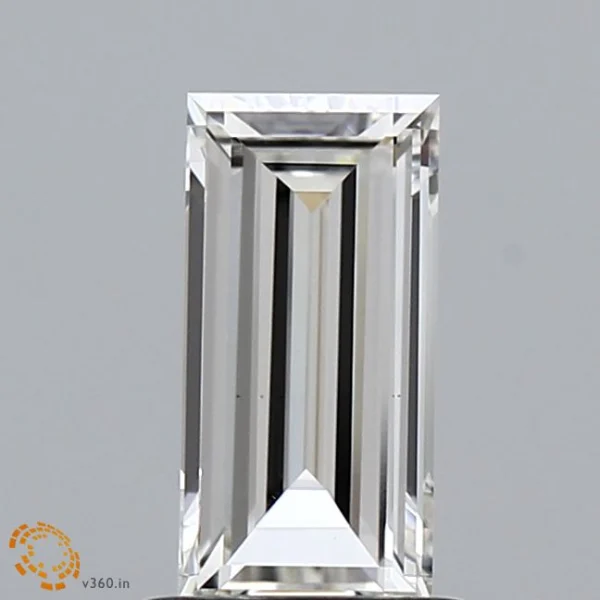 0.99 Carat Baguette Lab Grown Diamond, Excellent Polish, G Color, VS1 Clarity