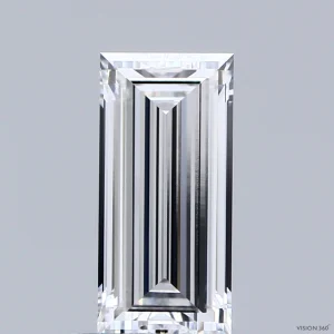 CC-BA-106-EX-D-VVS2-NGC-23-256-A 1.06 Carat Baguette Lab Grown Diamond, Excellent Polish, D Color, VVS2 Clarity