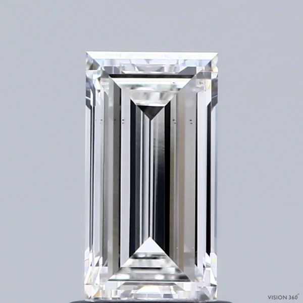 CC-BA-107-EX-E-VS1-NGS-05-73-A 1.07 Carat Baguette Lab Grown Diamond, Excellent Polish, E Color, VS1 Clarity
