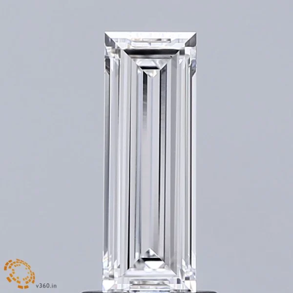 CC-BA-107-EX-E-VS1-NGS-05-730-A 1.07 Carat Baguette Lab Grown Diamond, Excellent Polish, E Color, VS1 Clarity